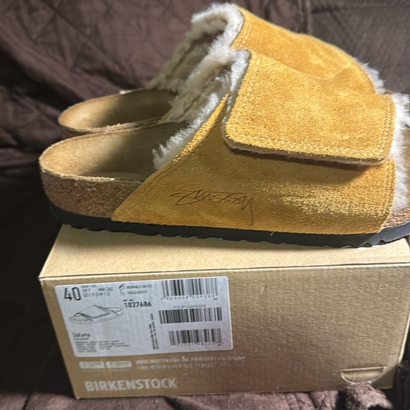 Birkenstock Stussy Solana sandals in Caramel 
Unisex size 9 women /7 in Men’s - Picture 10 of 13
